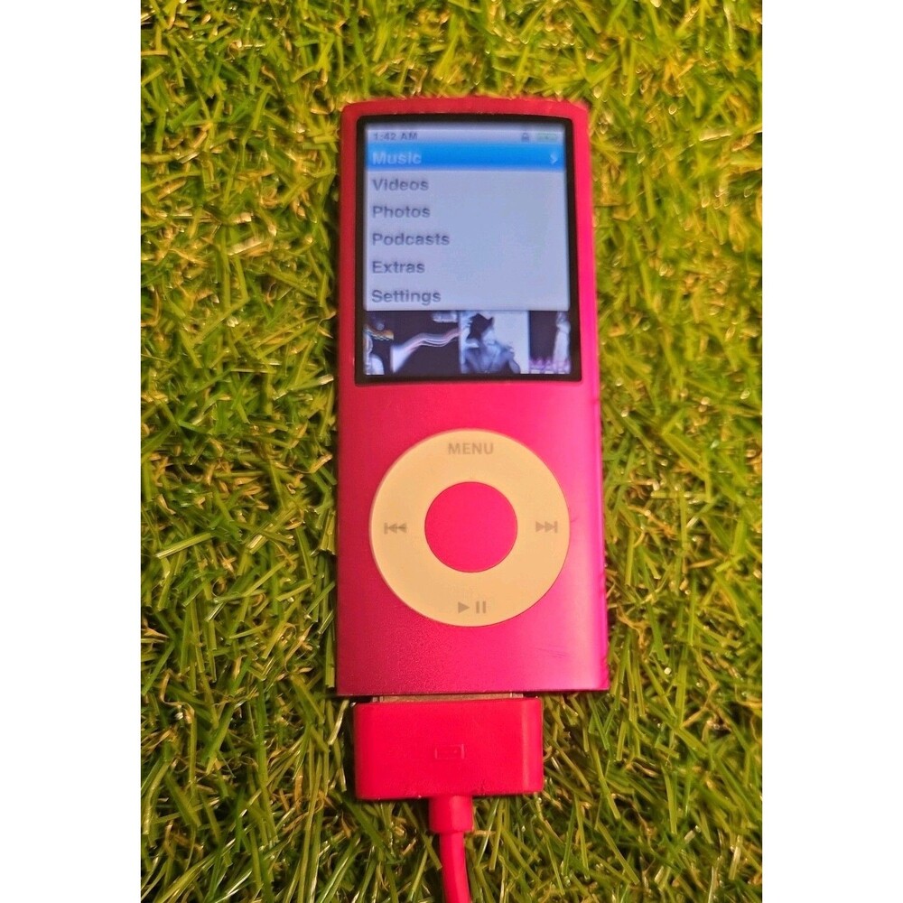 Apple iPod Nano 4th Generation, 8GB, Pink, New Battery!